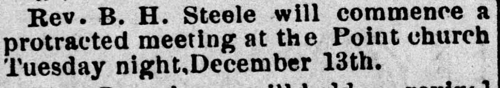 Article in the Thursday, December 14, 1892 California Democrat