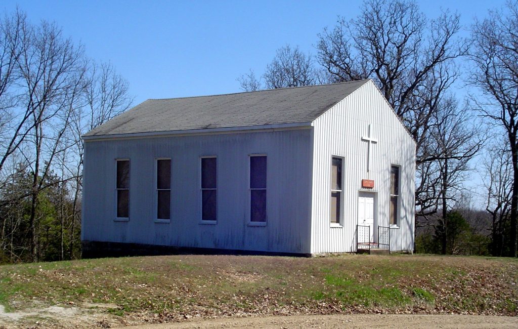 Copp Chapel Church building erected in 1903-1904