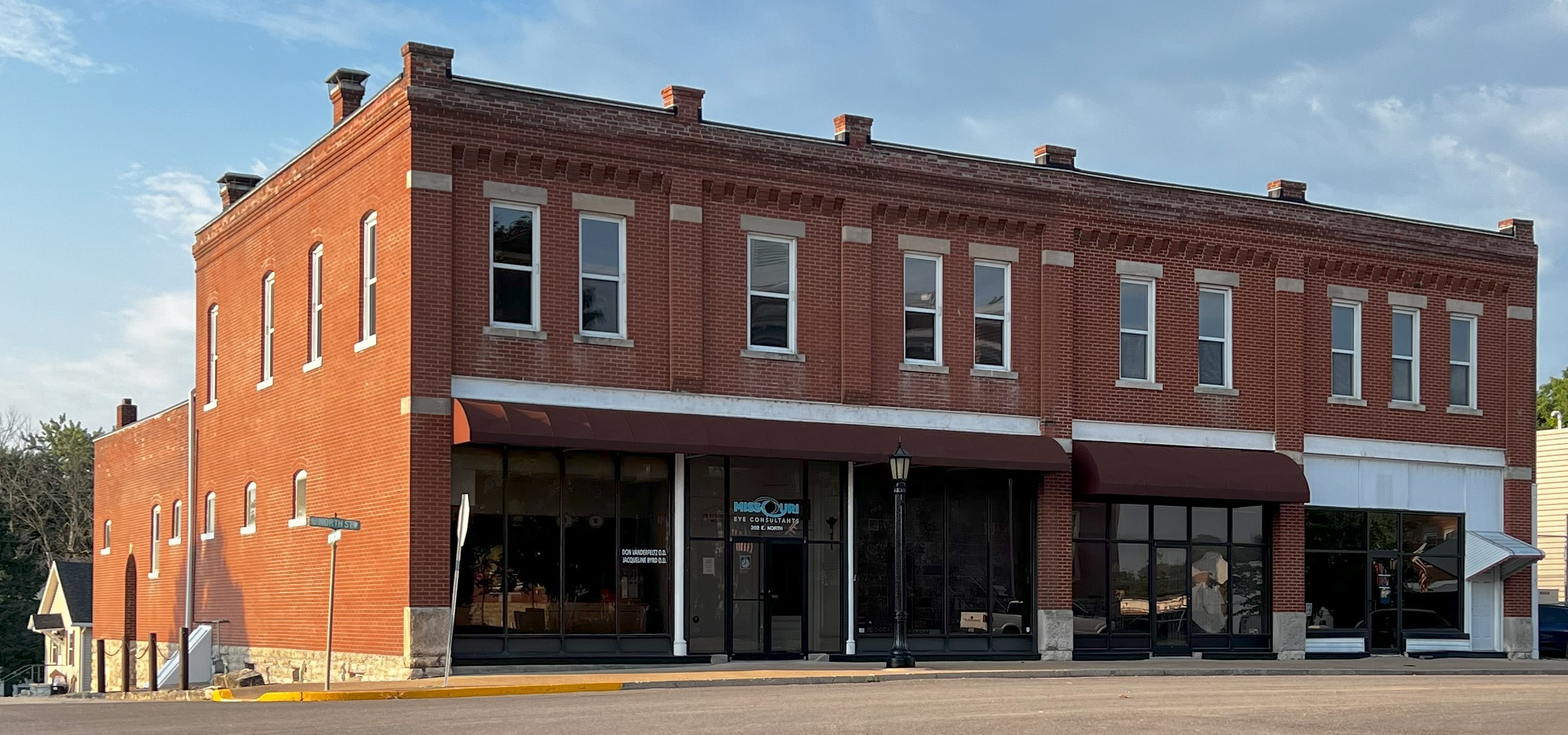 The building on the courthouse square in California, MO that housed McKnight's